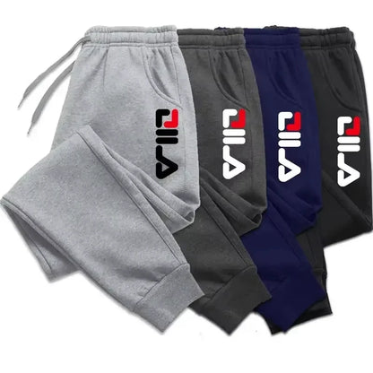 Men's Fleece Joggers with Drawstring for Casual Wear