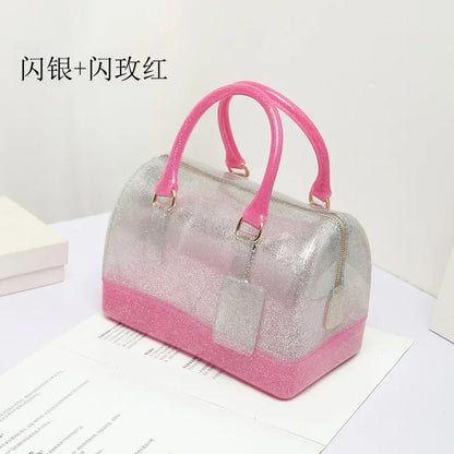 Jelly Bag Crossbody Pillow Bag in Macaron Colors