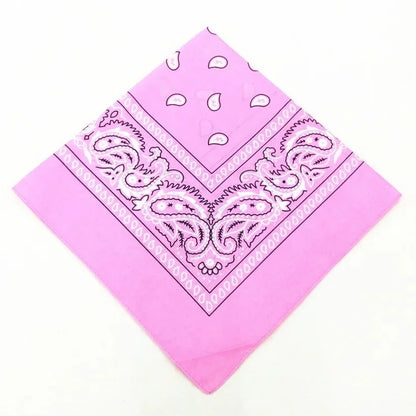 Unisex Polyester Paisley Bandana Hair Wrap