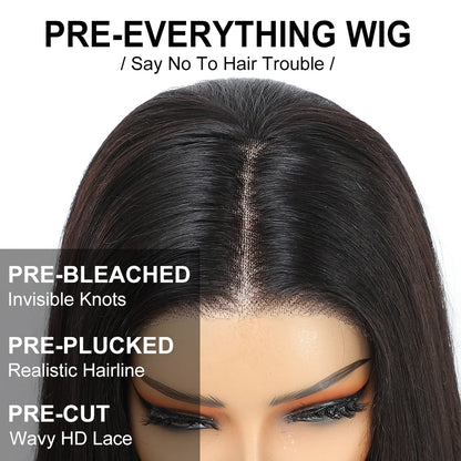 13X4 Bob Wig Straight Human Hair Lace Front Wig