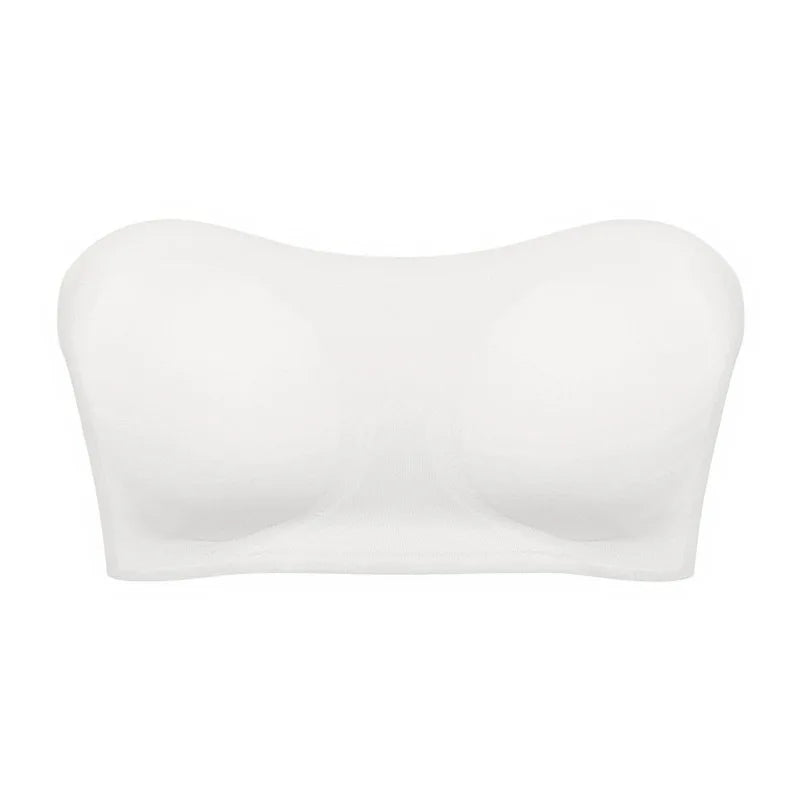 Women's Strapless Push Up Bra Removable Padded Seamless