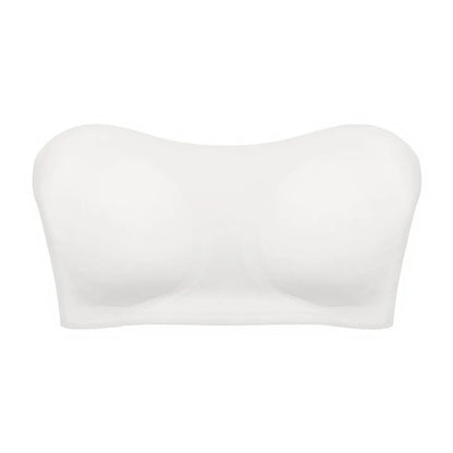 Women's Strapless Push Up Bra Removable Padded Seamless