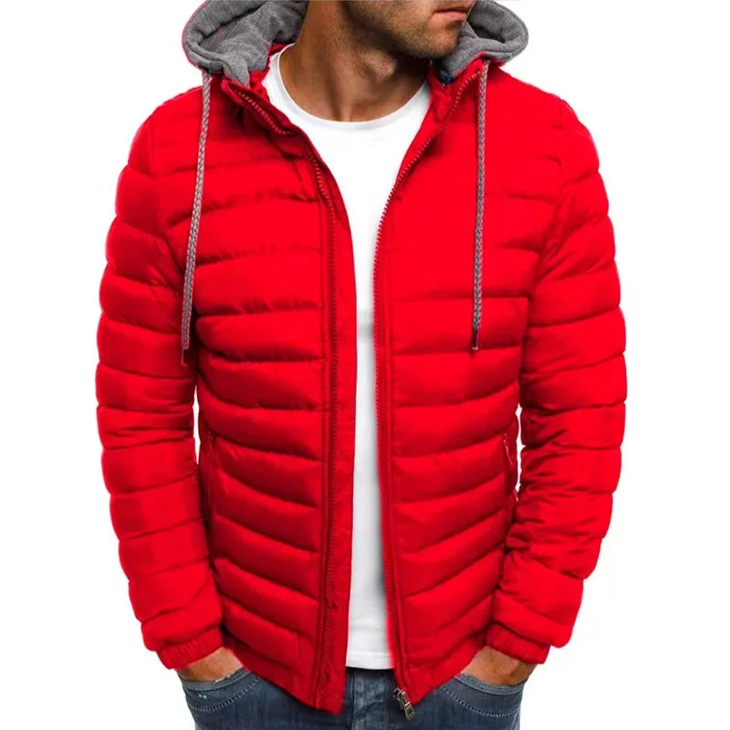 Hooded Zipper Jacket for Outdoor Leisure Sports