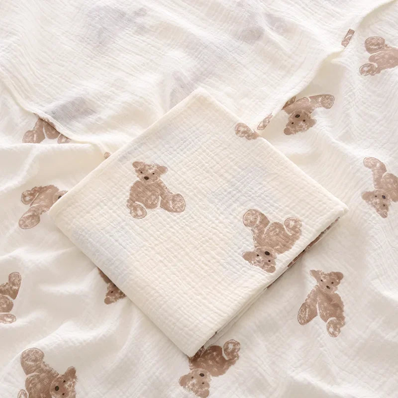 Cotton Muslin Blanket for Newborns and Babies