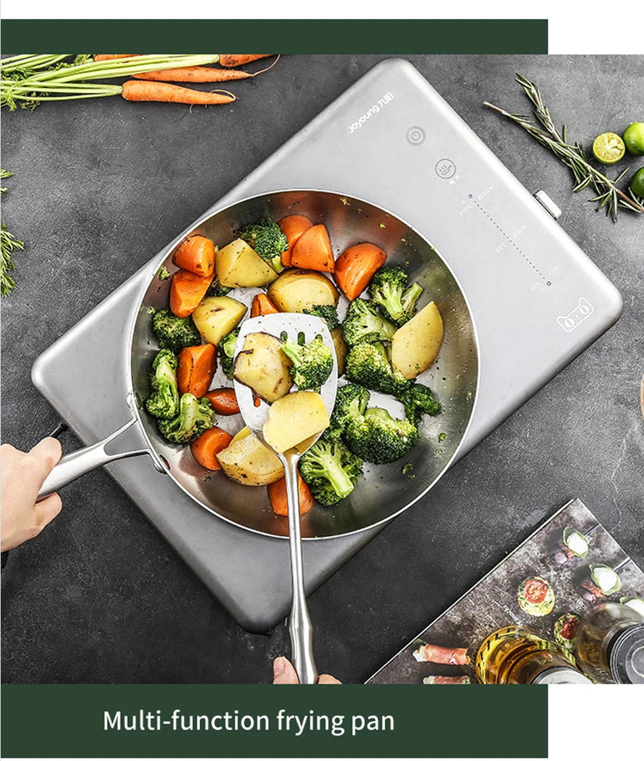 304 Stainless Steel Nonstick Frying Pan 28cm