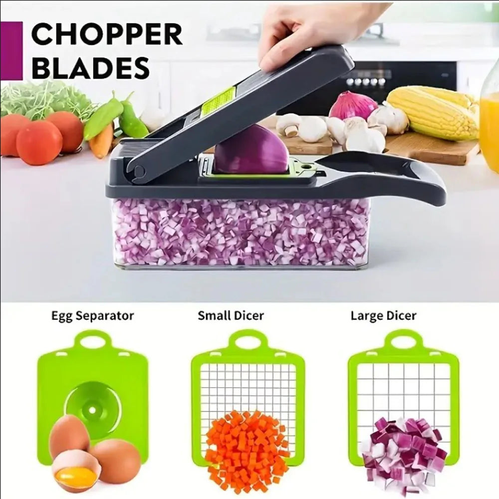 Vegetable Chopper Mandoline Slicer with Container