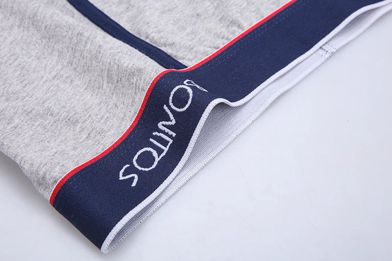 4pcs Cotton Boxer Shorts for Men Soft Underwear Set