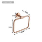 Brushed Rose Gold Metal Bath Hardware Set