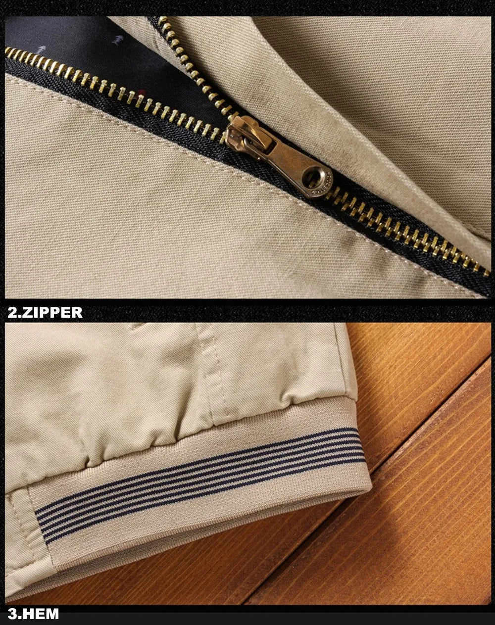 Men's Thickened Fleece Aviator Jacket in Solid Color