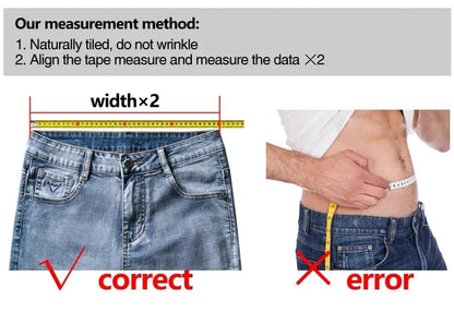 Men's Baggy Denim Jeans Casual Loose Straight Pants