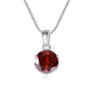 Moissanite Pendant Necklace 925 Sterling Silver Women