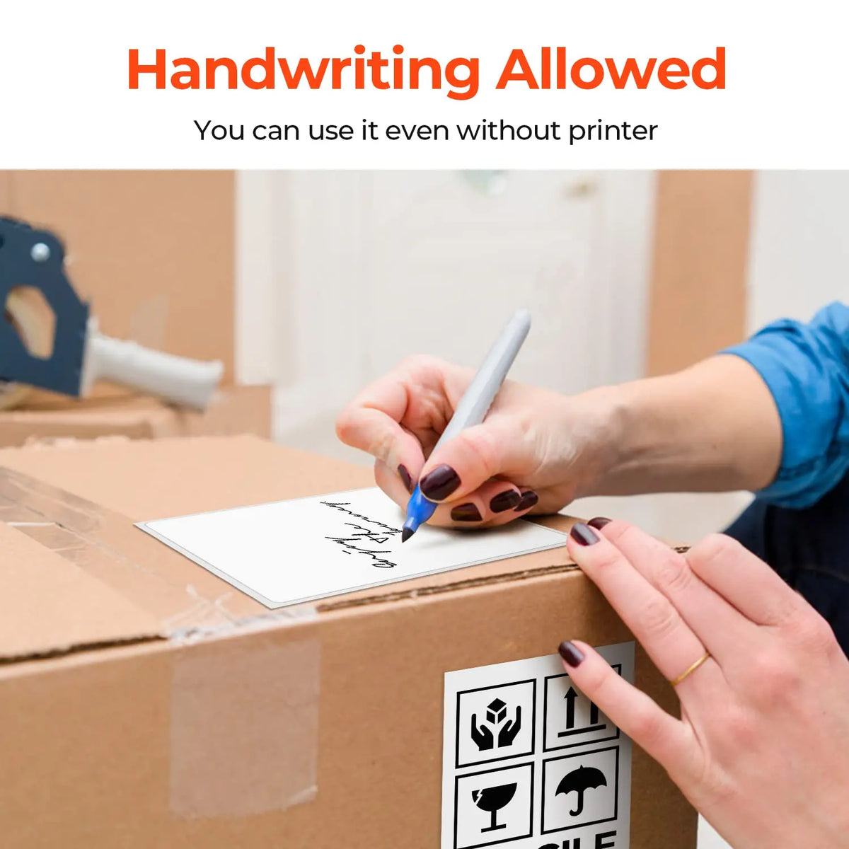 4x6 Inch Thermal Printer Paper White Labels for Shipping