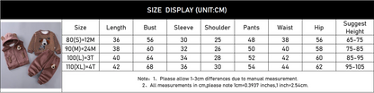 Baby Boys Cartoon Dog Fleece Vest Coat Pants Set