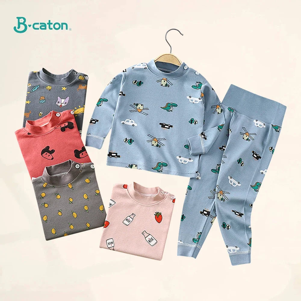 Children's Cotton Pajamas Set for Boys and Girls