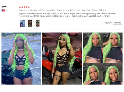 Honey Blonde Body Wave Lace Frontal Wig Brazilian Hair