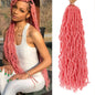 8Pcs 24 Inch Black Synthetic Dreadlock Extensions