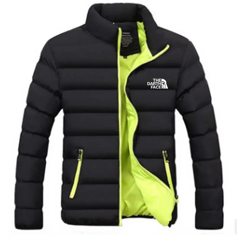 Men's Casual Printed Cotton Parka Jacket