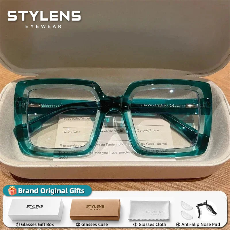 Trendy Square Large Frame Reading Glasses for Women