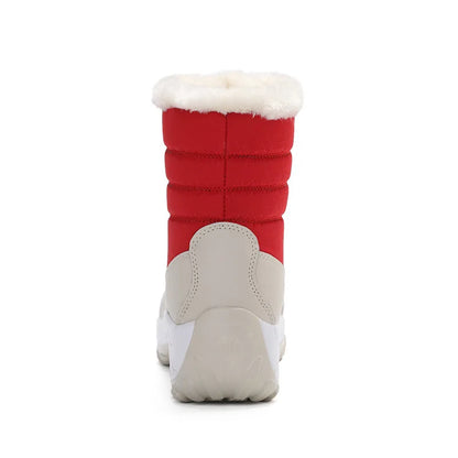 Women’s Waterproof Ankle Snow Boots with Fur Lining