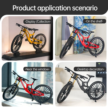 1:8 Alloy Mountain Bike Model with Realistic Gears