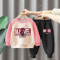 Children's Cartoon Pullover Sweatshirt Set