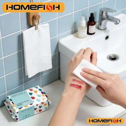 Disposable Cotton Facial Towels