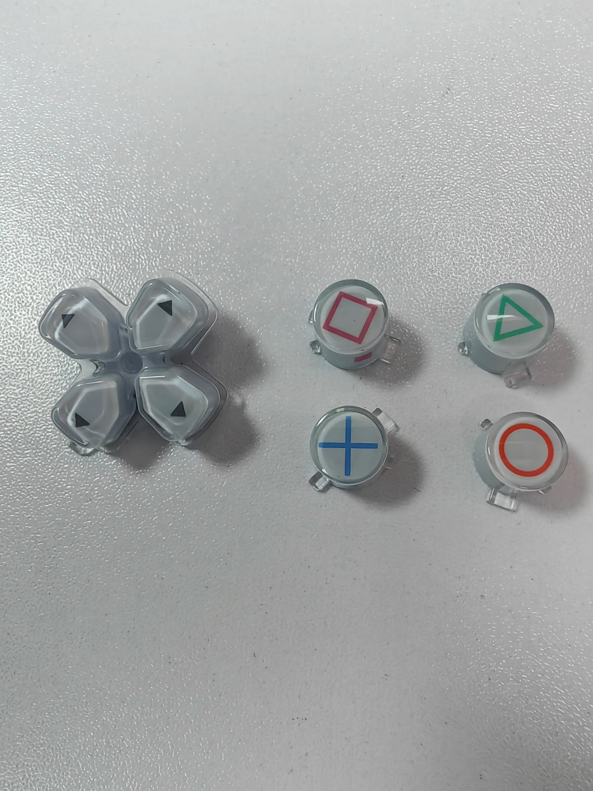 Customized PS5 Button with Shell and Retro Style