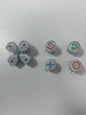 Customized PS5 Button with Shell and Retro Style