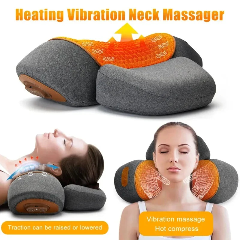 Heated Neck Massage Pillow