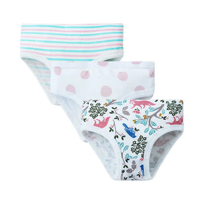 Children's Girls Cotton Unicorn Print Panties