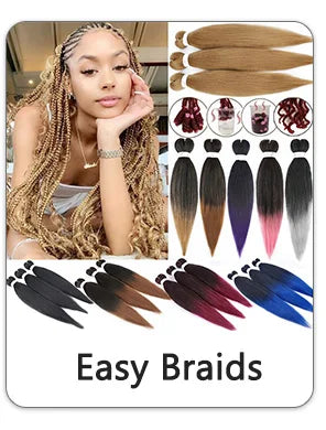 Synthetic Kanekalon Pre Stretched Curly Jumbo Braids