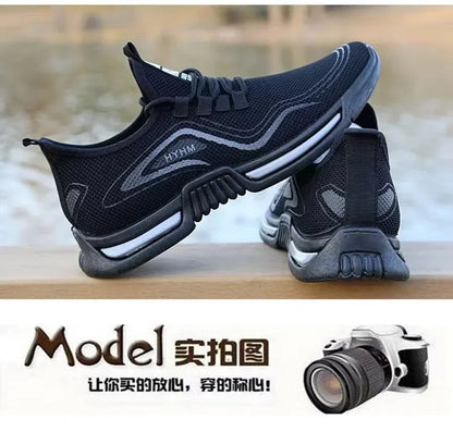 Men's Breathable Slip-On Sport Sneakers for Gym and Walking