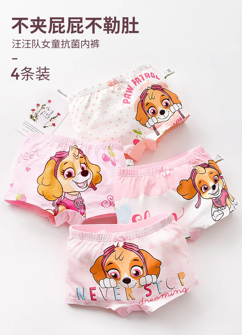 Paw Patrol Girls Cotton Underwear Set