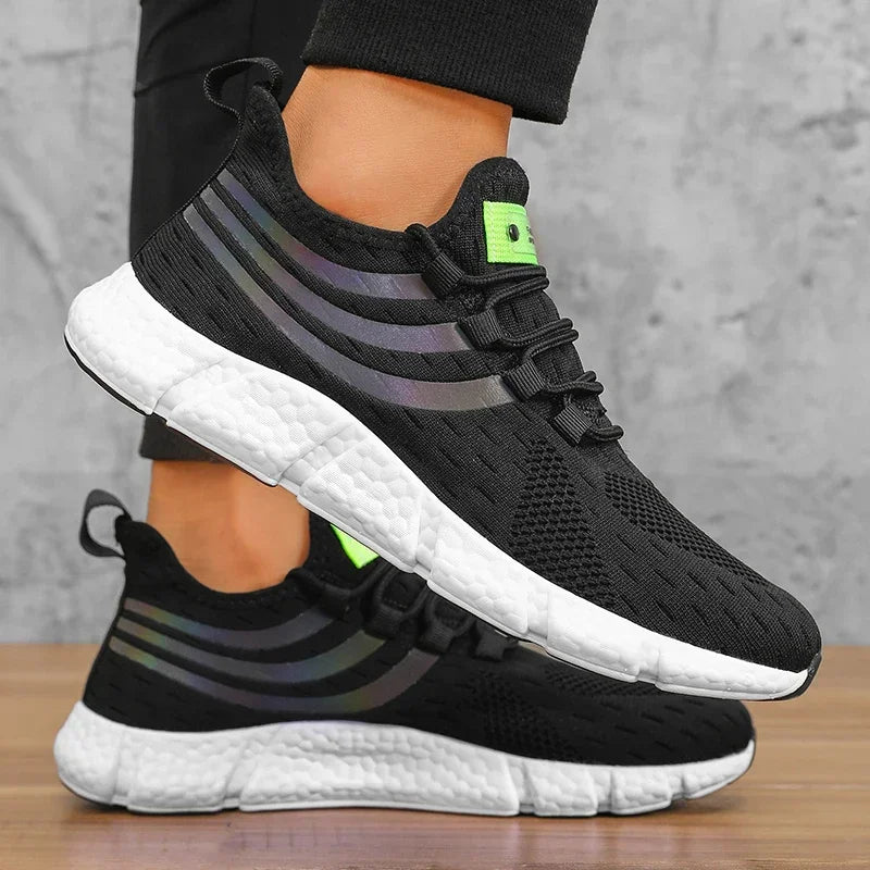 Men's Breathable Platform Running Sneakers