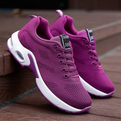 Women Breathable Mesh Platform Sneakers Casual Shoes