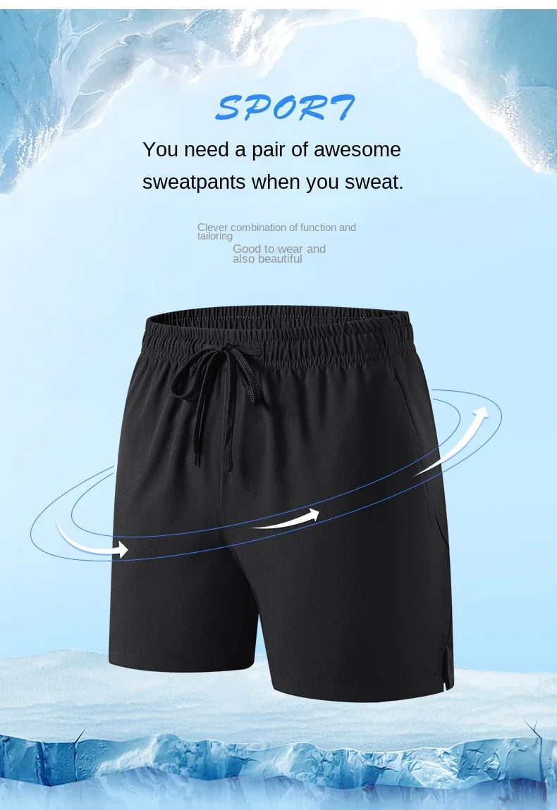 Men's Quick Dry Polyester Running Shorts