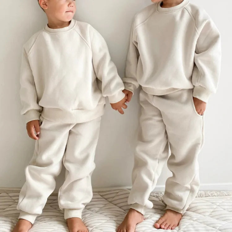 Children's Fleece Sports Set Sweatshirt and Pants