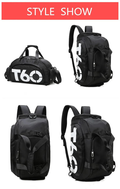 Waterproof Nylon Gym Bag for Fitness and Travel
