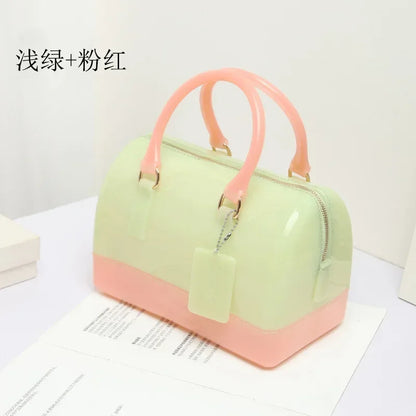 Jelly Bag Crossbody Pillow Bag in Macaron Colors