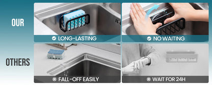 Stainless Steel Sink Sponge Rack Organizer
