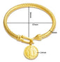 Classic Gold Plated Stainless Steel Cuff Bracelet