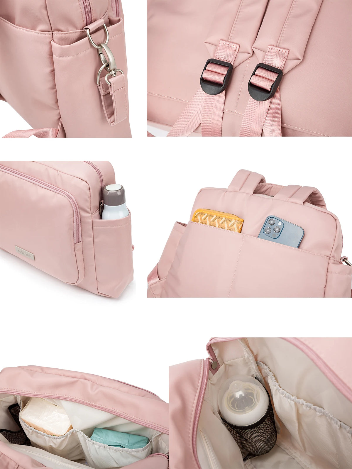Soboba Waterproof Polyester Diaper Backpack for Babies