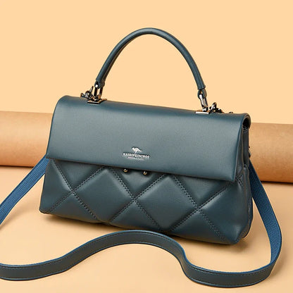 Women's Soft Leather Crossbody Handbag