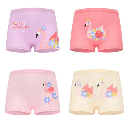 Children's Cotton Cartoon Unicorn Panties for Girls