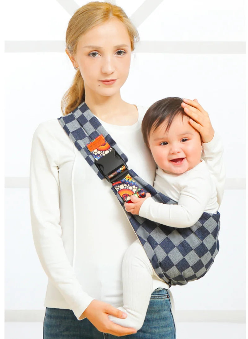 Soft Cotton Baby Carrier Sling with Anti-Slip Design