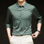 Men's Ultra-Stretch Slim-Fit Long Sleeve Shirt