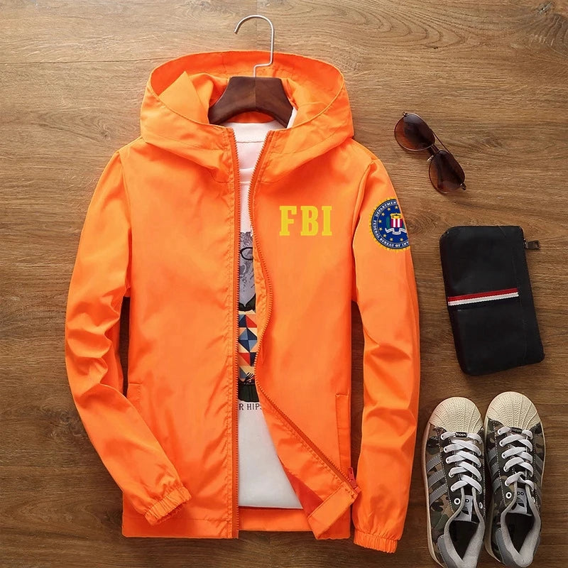Ultra Light Men's Hooded Windbreaker Jacket