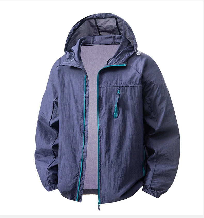 LNGXO Sun Protective Lightweight Jacket for Outdoor Sports