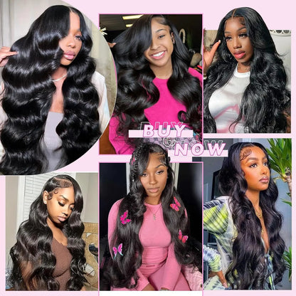Wet And Wavy Lace Frontal Wig Human Hair 40 Inch