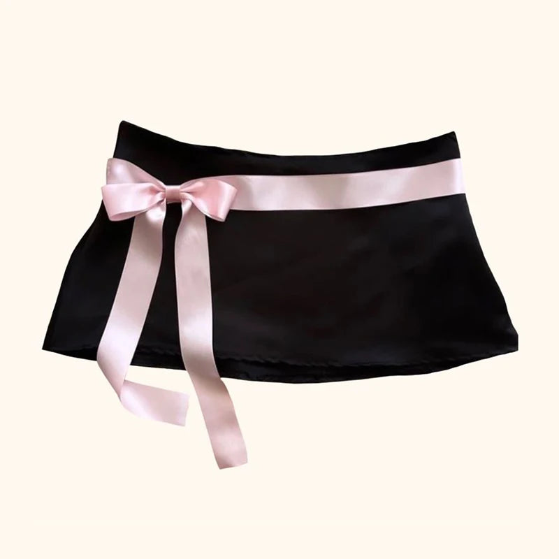 Pink Polka Dot Mini Skirt for Women